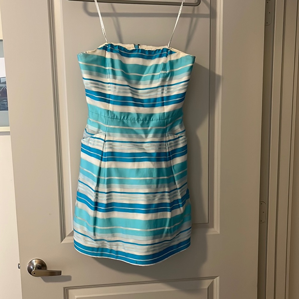 Lilly Pulitzer blue striped dress